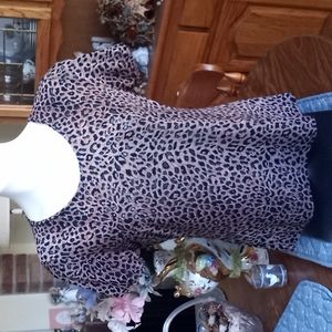 Vintage Ultimate Blues Animal Print Top